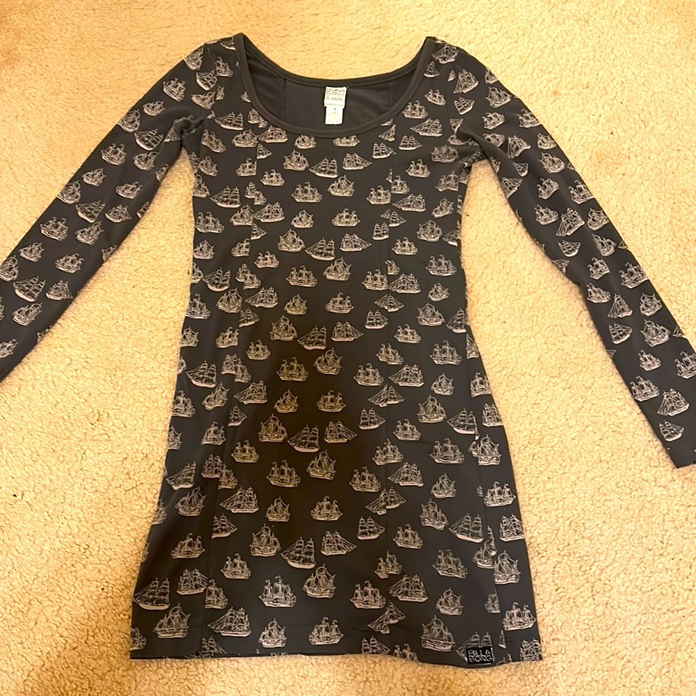 Heavy cotton casual body conscious dress